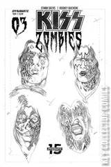 Variant Cover for KISS / Zombies #3