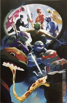 Variant Cover for Mighty Morphin Power Rangers / Teenage Mutant Ninja Turtles #5