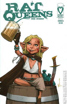 Variant Cover for Rat Queens #5