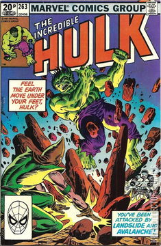 Variant Cover for Incredible Hulk #263