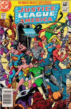 Variant Cover for Justice League of America #212