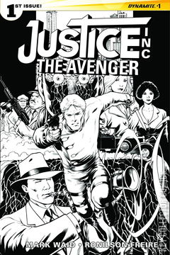 Variant Cover for Justice Inc.: The Avenger #1