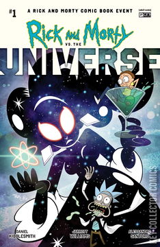 Variant Cover for Rick and Morty vs. the Universe #1