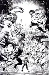 Variant Cover for The Hypernaturals #7