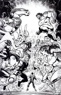 Variant Cover for The Hypernaturals #7