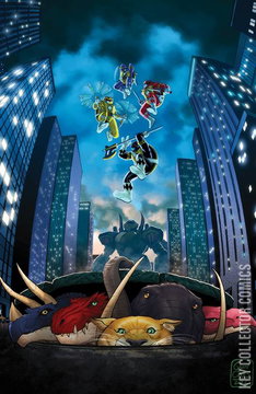 Variant Cover for Mighty Morphin Power Rangers / Teenage Mutant Ninja Turtles #5