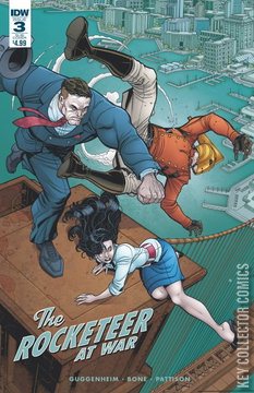 Variant Cover for The Rocketeer At War #3