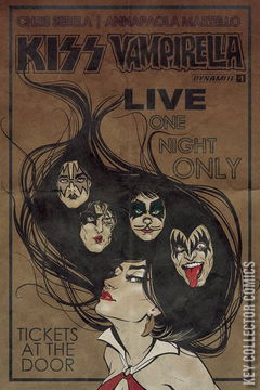 Variant Cover for KISS / Vampirella #1