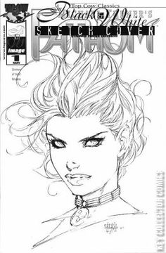 Variant Cover for Top Cow Classics in Black and White: Fathom #1