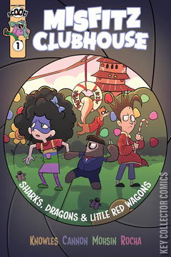 Variant Cover for Misfitz Clubhouse: Sharks, Dragons & Little Red Wagons #1