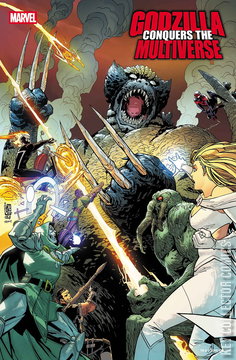 Variant Cover for Godzilla Conquers the Multiverse #1