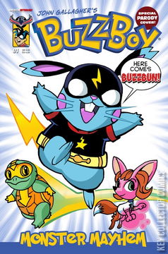 Variant Cover for Buzzboy Go Digital Monster Mayhem #1