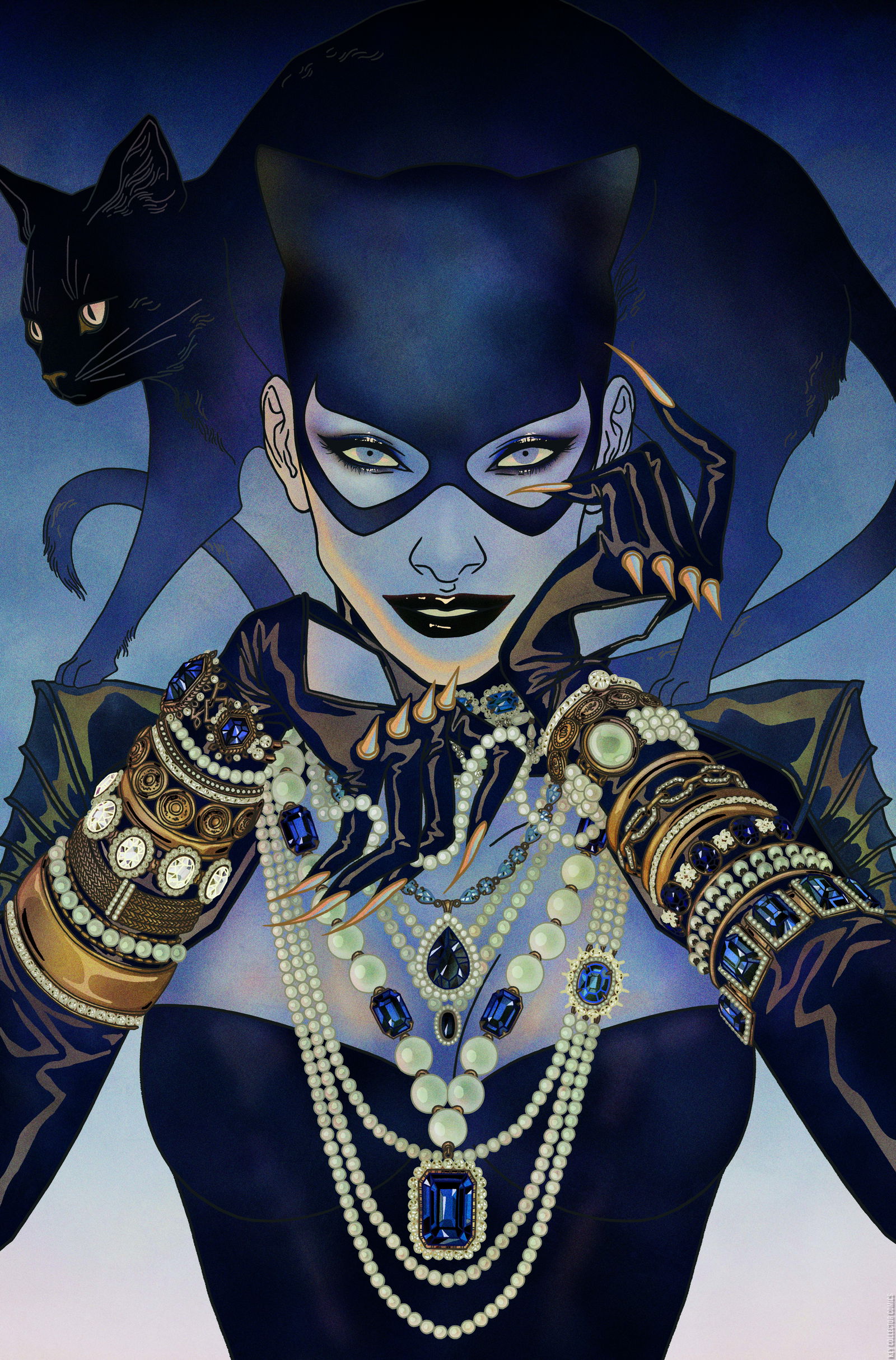 Variant Cover for Catwoman #79