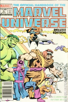 Variant Cover for The Official Handbook of the Marvel Universe - Deluxe Edition #5