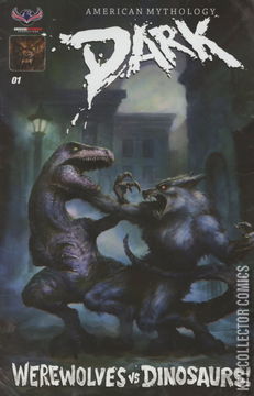 Variant Cover for American Mythology Dark: Werewolves Vs Dinosaurs #1
