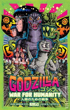 Variant Cover for Godzilla: War for Humanity #5