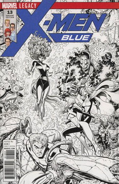 Variant Cover for X-Men: Blue #13