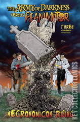 Variant Cover for Army of Darkness vs. Reanimator: Necronomicon Rising #3