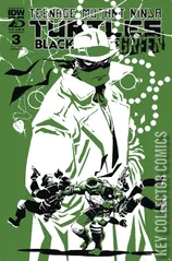 Variant Cover for Teenage Mutant Ninja Turtles: Black, White & Green #3