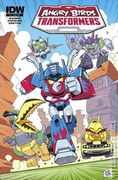 Variant Cover for Angry Birds / Transformers #4