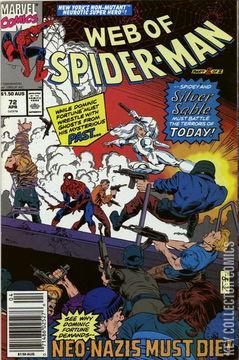 Variant Cover for Web of Spider-Man #72