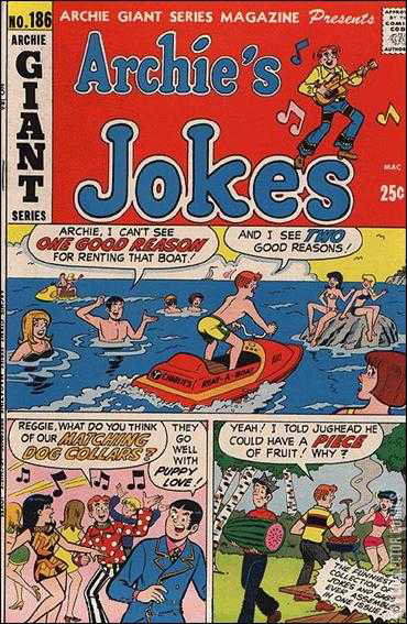 Archie Giant Series Magazine #186 Published August 1971