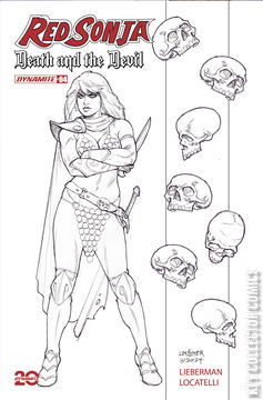 Variant Cover for Red Sonja: Death and the Devil #4