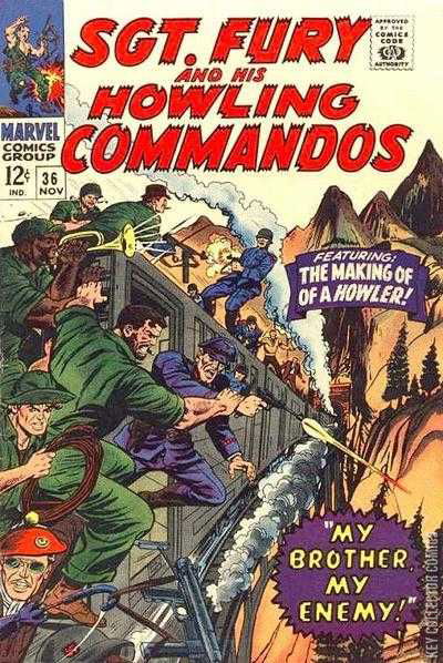 Cover art for Sgt. Fury and His Howling Commandos #36