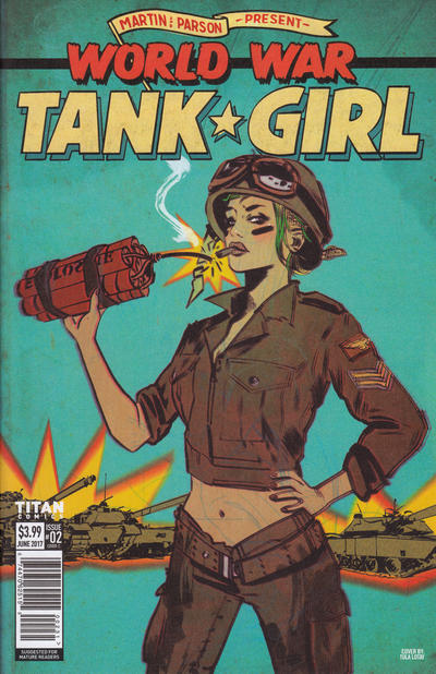 Variant Cover for World War Tank Girl #2