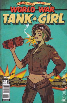 Variant Cover for World War Tank Girl #2