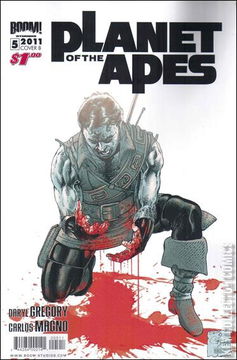 Variant Cover for Planet of the Apes #5