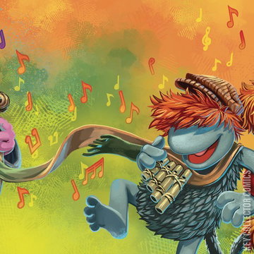 Variant Cover for Fraggle Rock #4