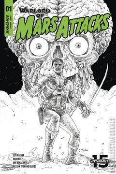 Variant Cover for Warlord of Mars Attacks #1