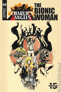 Variant Cover for Charlie's Angels vs. The Bionic Woman #4
