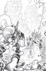 Variant Cover for Faceless and the Family: Maze of the Mechanical Aliens #2