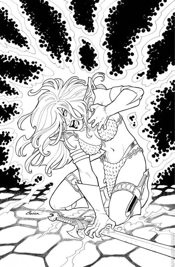 Variant Cover for Invincible Red Sonja #4