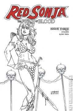 Variant Cover for Red Sonja: The Price of Blood #3
