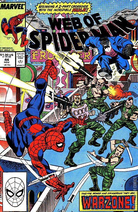 Webster Colcord Spider Man Web of Spider-Man #44 (1988) – Value, Key Facts & Variants | Key ...