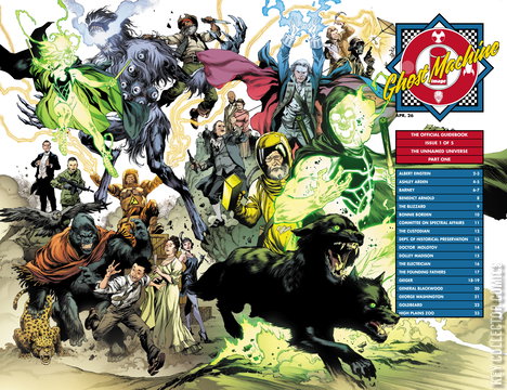 Variant Cover for Ghost Machine: The Official Guidebook #1