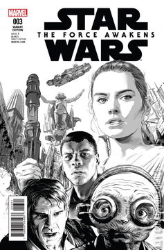 Variant Cover for Star Wars: The Force Awakens Adaptation #3