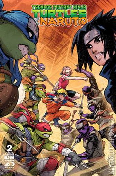 Variant Cover for Teenage Mutant Ninja Turtles / Naruto #2