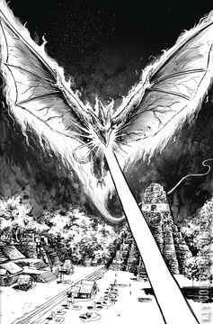 Variant Cover for Godzilla: Here There Be Dragons II - Sons of Giants #4