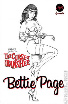 Variant Cover for Bettie Page: The Curse of the Banshee #5
