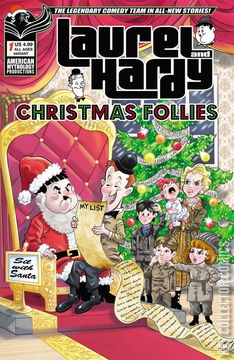 Variant Cover for Laurel & Hardy: Christmas Follies #1