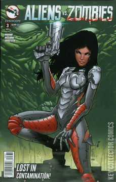 Variant Cover for Aliens vs. Zombies #3