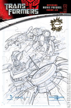 Variant Cover for Transformers Movie Prequel #3