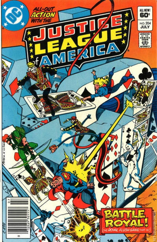 Justice League Of America 204 Newsstand Published July 198 8494