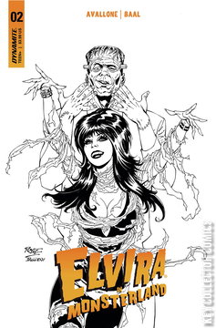 Variant Cover for Elvira in Monsterland #2