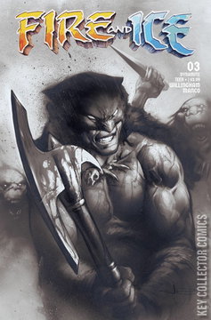 Variant Cover for Fire and Ice #3