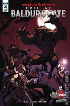 Variant Cover for Dungeons & Dragons: Evil at Baldur’s Gate #4